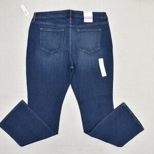 NEW Old Navy Women Jeans Cotton Blue Size 16 Original Bootcut Mid Rise Denim